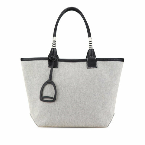 Hermes Steeple 28 手提包 托特包 灰色 黑色 Toile H Swift 皮革 女款 HERMES