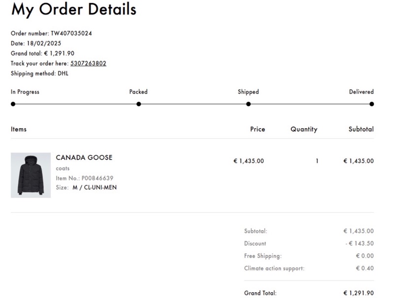 Canada Goose Wyndham 皺摺棉質派克大衣 黑色 M號-12