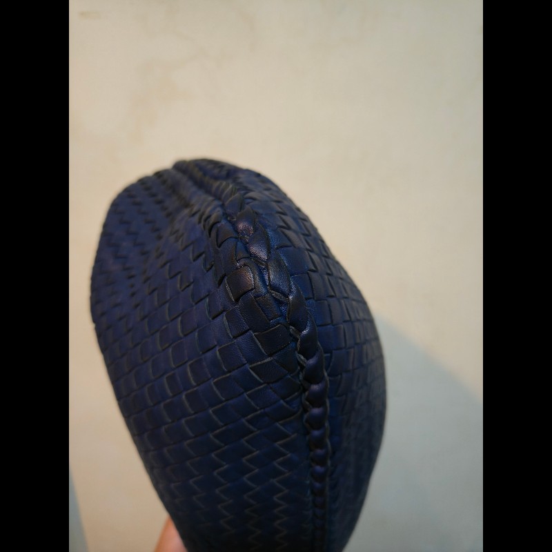 ㊣✨Bottega Veneta ✨寶緹嘉 BV Hop Bag 羊皮 藍色 編織 手提包 肩背包 腋下包 月牙包 /二手包/二手精品/保證正品🌳二手樹屋🌳-43