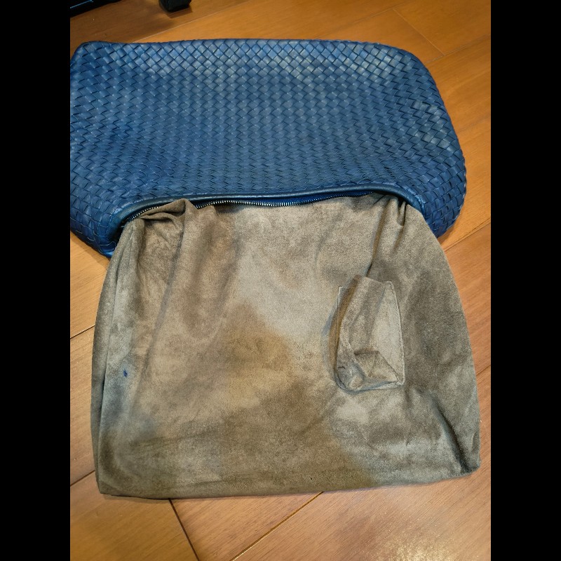 ㊣✨Bottega Veneta ✨寶緹嘉 BV Hop Bag 羊皮 藍色 編織 手提包 肩背包 腋下包 月牙包 /二手包/二手精品/保證正品🌳二手樹屋🌳-54