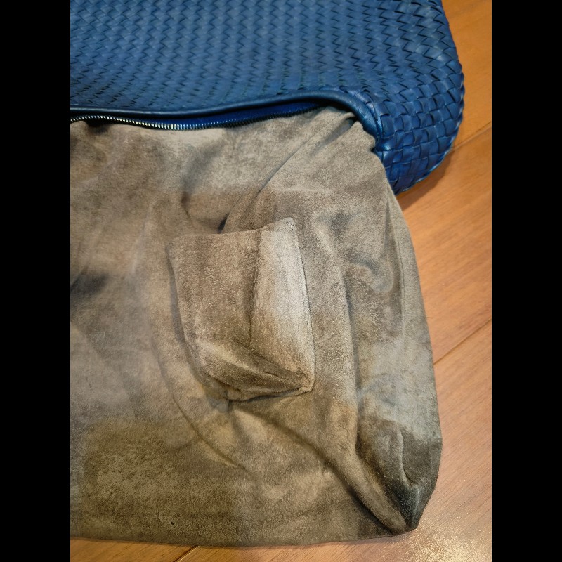 ㊣✨Bottega Veneta ✨寶緹嘉 BV Hop Bag 羊皮 藍色 編織 手提包 肩背包 腋下包 月牙包 /二手包/二手精品/保證正品🌳二手樹屋🌳-56