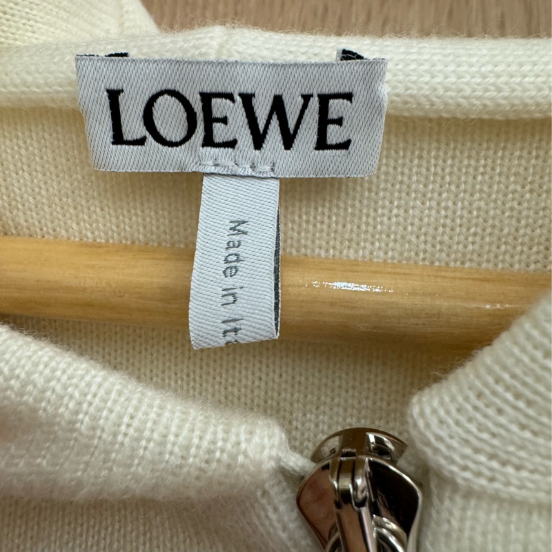 Loewe全新吊牌還在 楊冪同款 羊毛奶白色外套-8