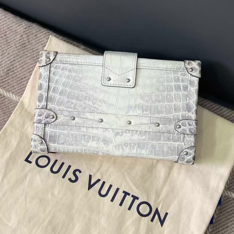 路易威登 Louis Vuitton Petite Malle 喜馬拉雅大盒子🐊,雪山之顛box 芯片款-2