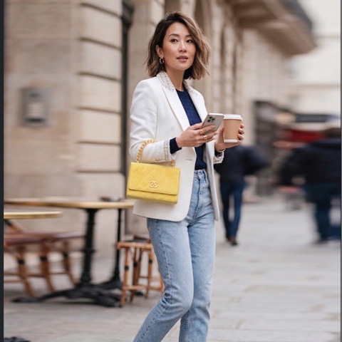 Chanel vintage 雕花手把mini handle 麂皮包 香奈兒