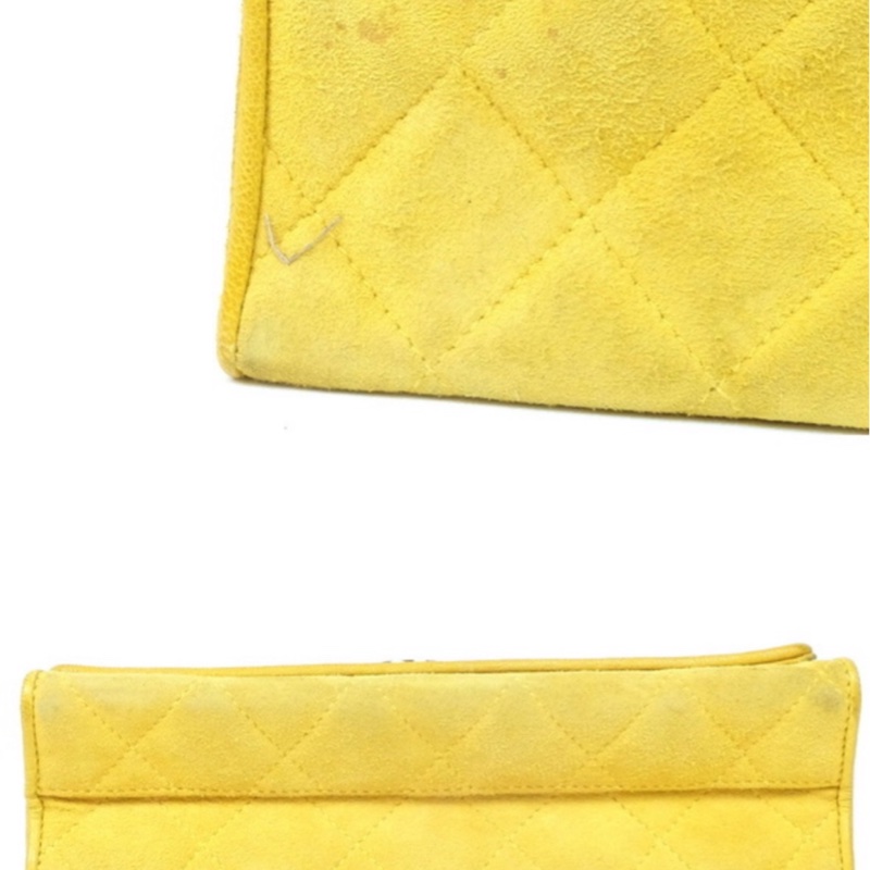 Chanel vintage 雕花手把mini handle 麂皮包 香奈兒-3