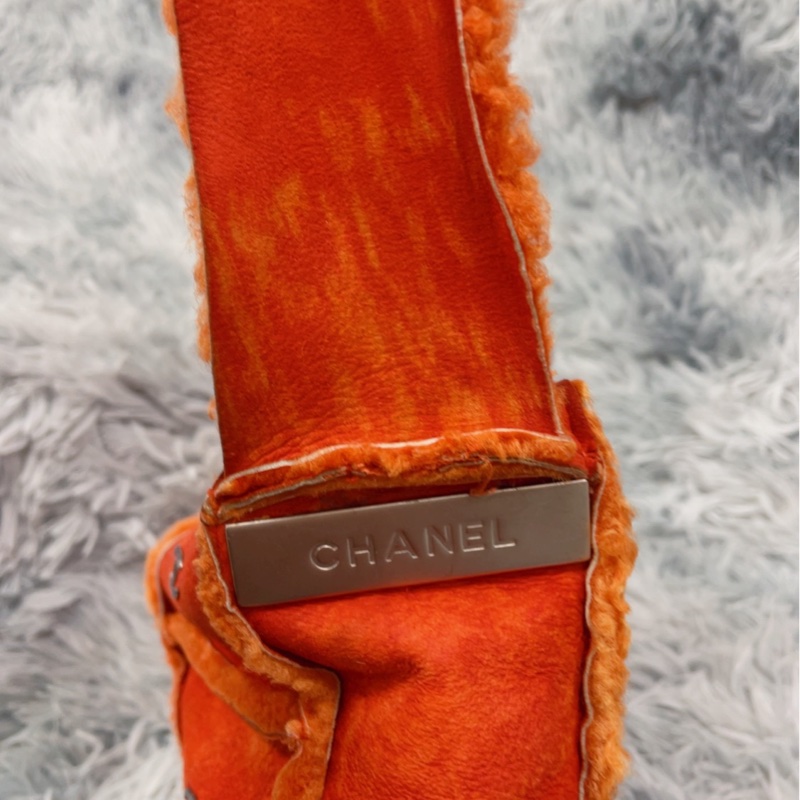 Chanel vintage麂皮羔羊四宫格肩背包 斜背包 香奈兒-17