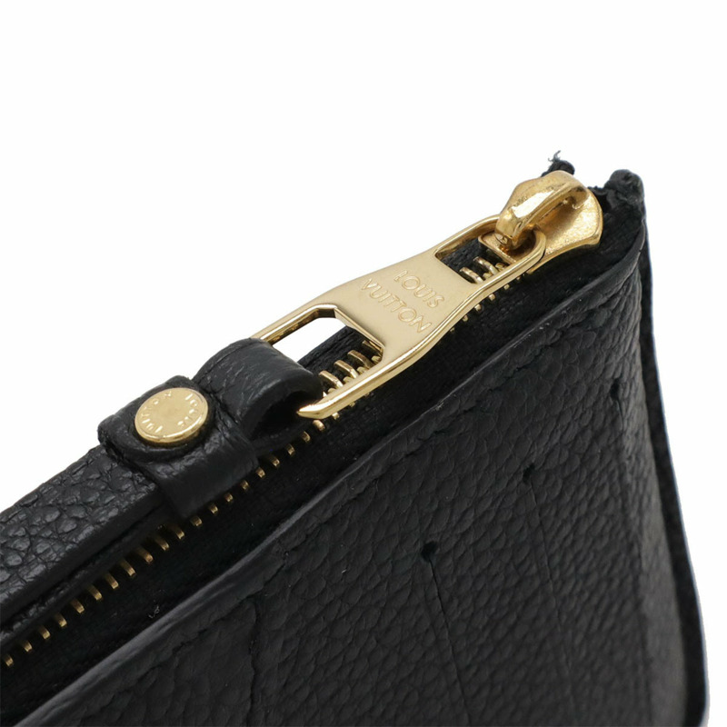 LOUIS VUITTON Louis Vuitton Monogram Empreinte Porte Carte Recto Verso 零錢包、皮夾、卡片 黑色 M69421-4