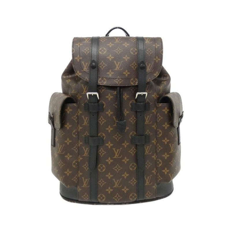 Louis Vuitton Monogram Macassar Christopher MM M43735 背包-0