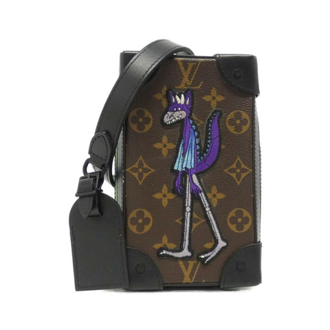 Louis Vuitton Monogram（LV Friends）Soft Trunk Phone Box M80144 肩背包