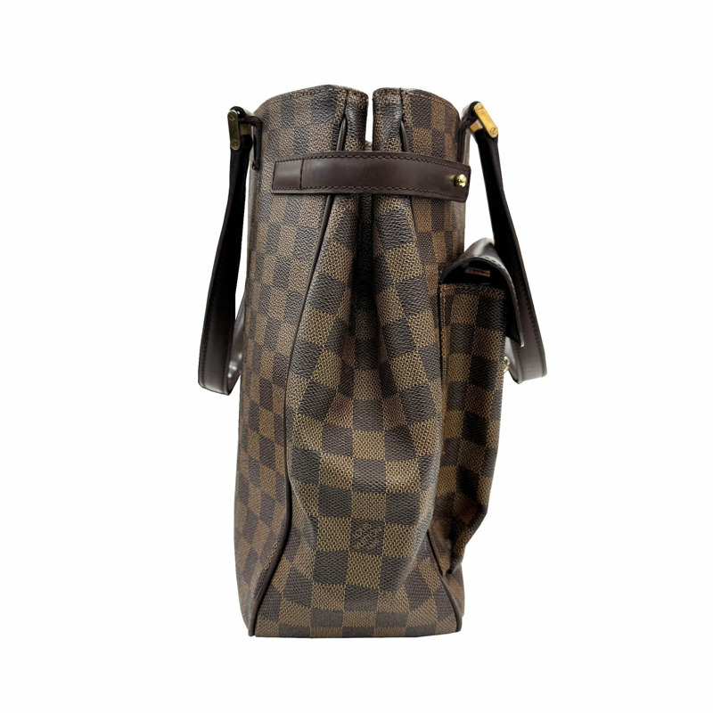 LOUIS VUITTON Louis Vuitton Uzes N51128 MB0094 Damier 手提包 手提包 Ebene 帆布 棕色 女款-2