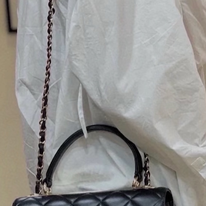 Chanel Trandy CC 手把口蓋包，新中號晶片款-19