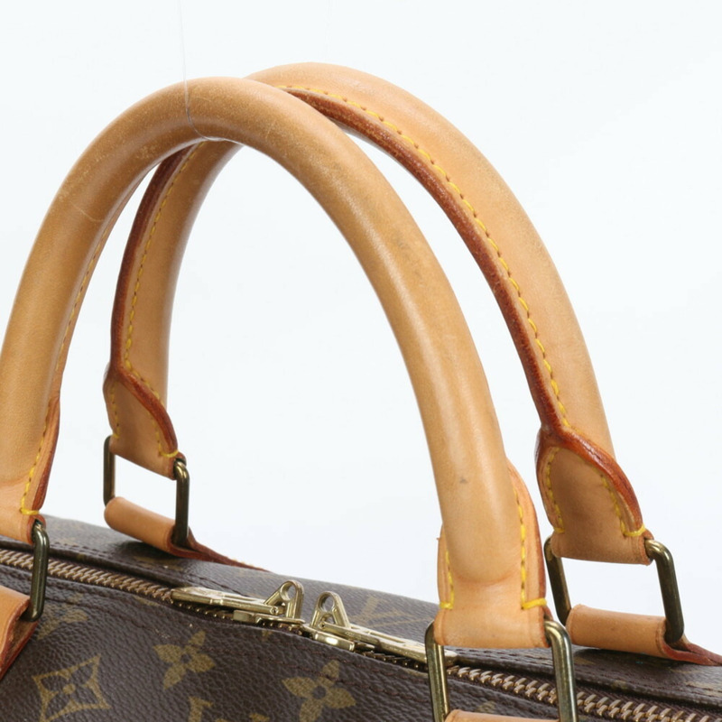 Louis Vuitton Monogram Keepall 60 皮革波士頓包手提 M41422 男款-3