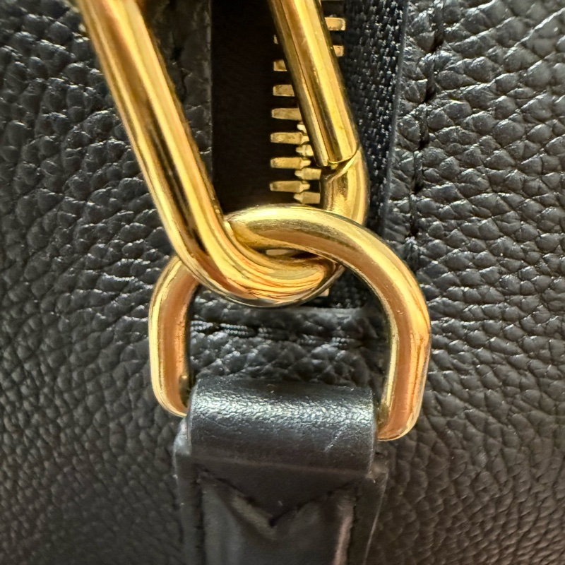 晶片款 Speedy 25 Bandouliere Monogram Empreinte 肩背包 M58951 黑色皮革-25