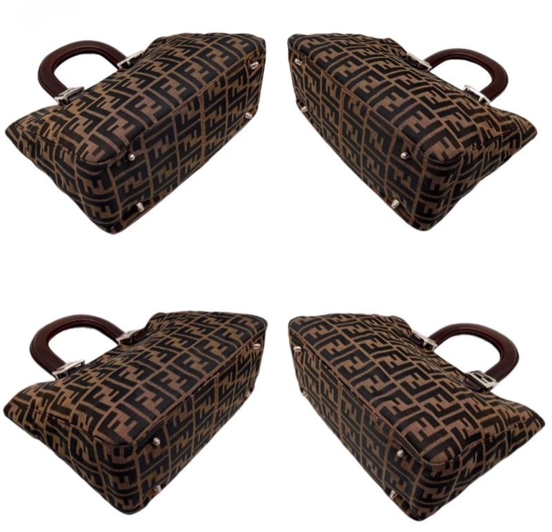 「JL精品代購」95新 FENDI 老花 手提 托特包-8