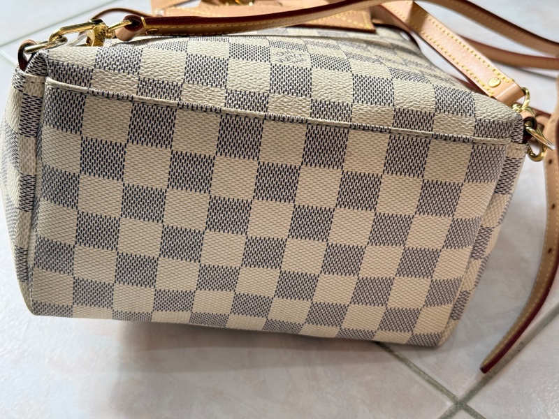 想用白色又不敢用的首選!Louis Vuitton🤍清爽的LV白棋盤格後背包-19