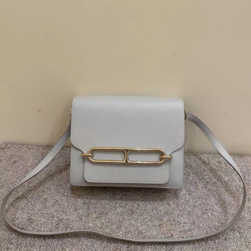 💓🎠 愛馬仕 Hermes roulis23豬鼻子 珍珠灰 金扣 實物超級美,附件如圖,現貨好價-6