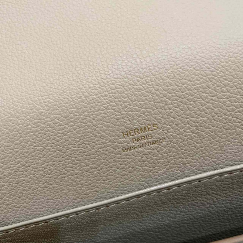 💓🎠 愛馬仕 Hermes roulis23豬鼻子 珍珠灰 金扣 實物超級美,附件如圖,現貨好價-9