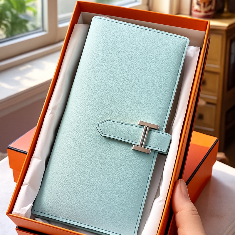 全新Hermes 愛馬仕長夾 PORTEFEUILLE BEARN-1