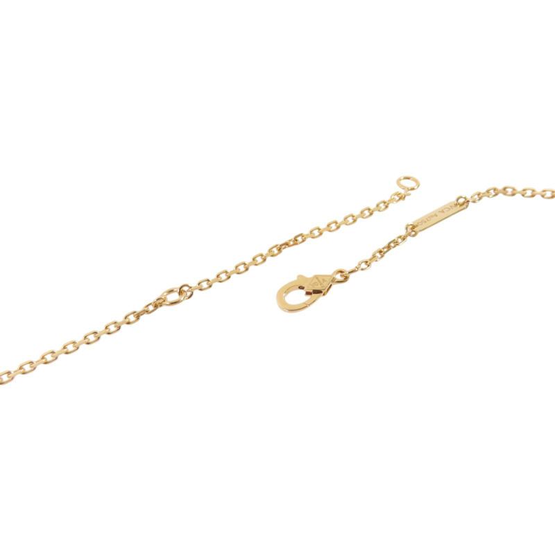 Van Cleef & Arpels 18K黃金/鑽石Two Butterfly Pendant Necklace金扣項鏈-7