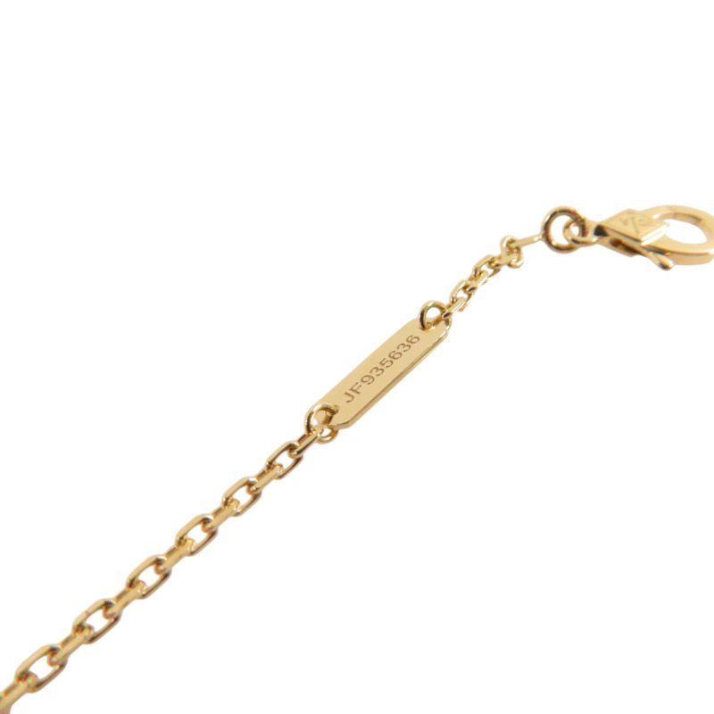 Van Cleef & Arpels 18K黃金/鑽石Two Butterfly Pendant Necklace金扣項鏈-9