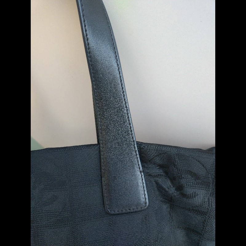 Chanel新旅行系列黑布tote-15
