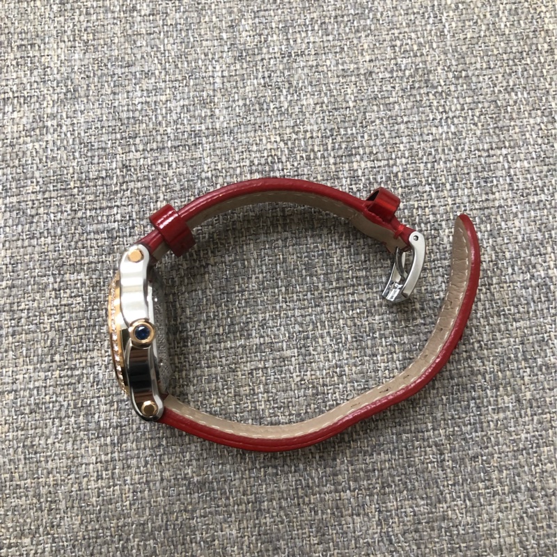 Chopard蕭邦 快樂鑽系列 玫瑰金間金機械手錶，30mm錶盤，外圈一圈原鑲鑽，型號278573-6020 ，2019年購入-7