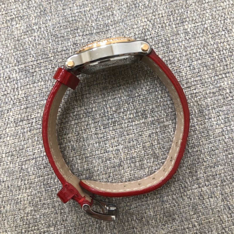 Chopard蕭邦 快樂鑽系列 玫瑰金間金機械手錶，30mm錶盤，外圈一圈原鑲鑽，型號278573-6020 ，2019年購入-8