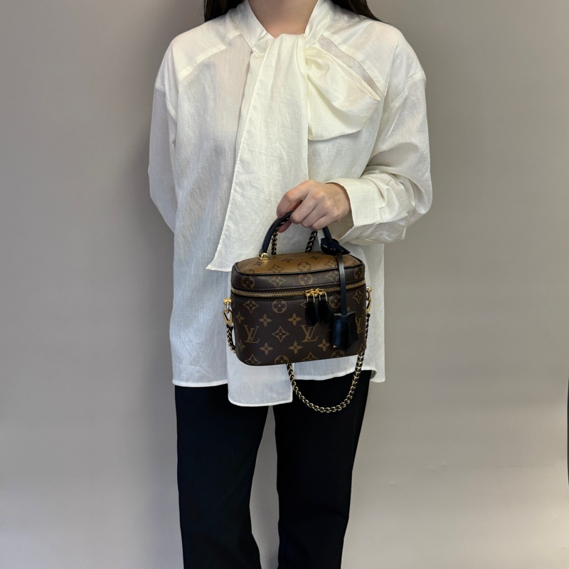 LV原花手提化妝包VanityPM M45165-2