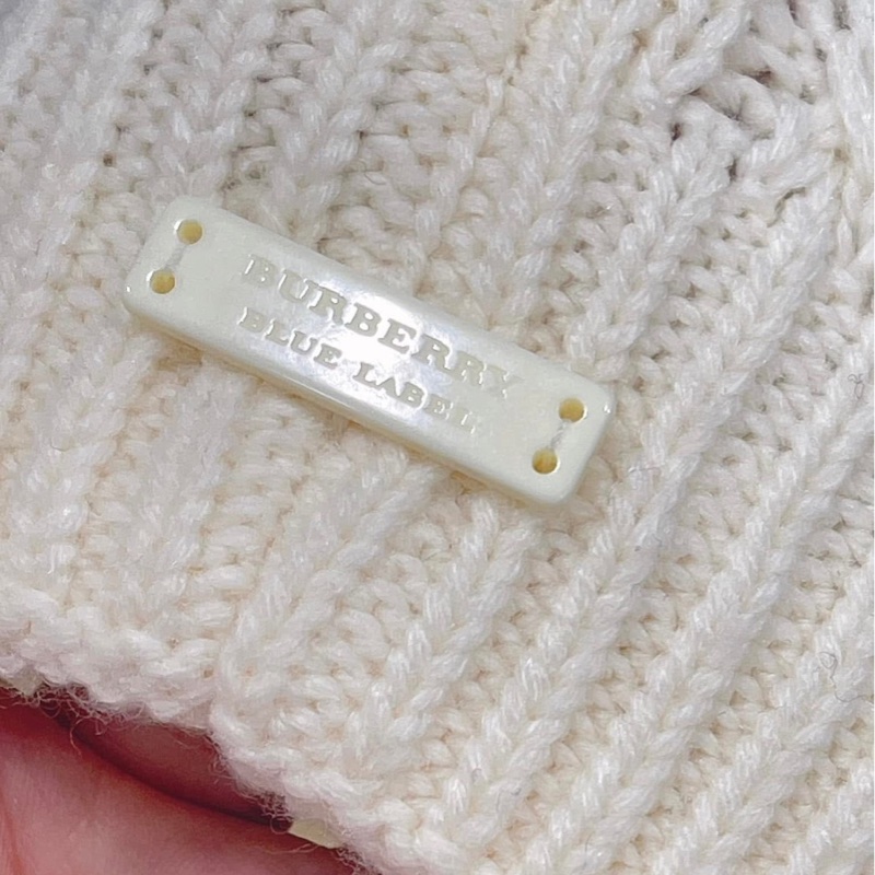 BURBERRY 藍標 羊毛編織戰馬鴨舌帽-4