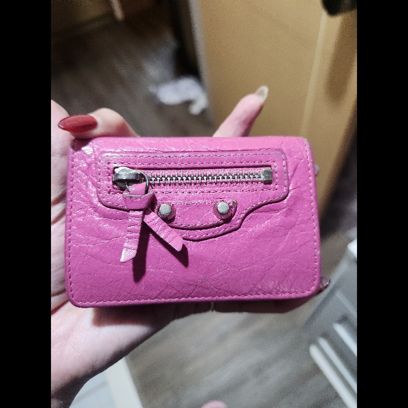 #巴黎世家 #三折 #短夾 原價12600  超實用 小包放置方便-13