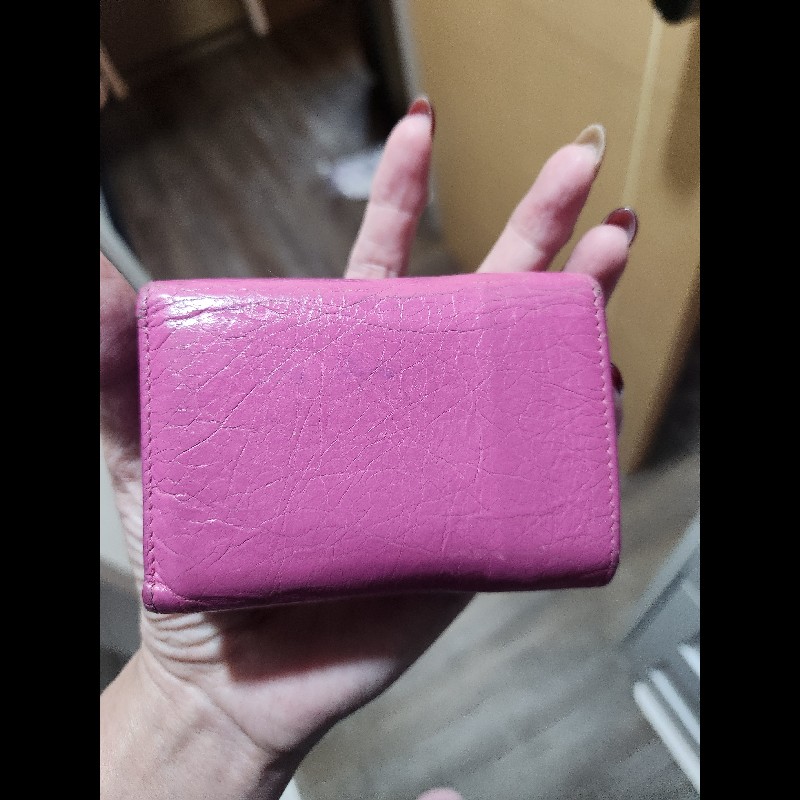 #巴黎世家 #三折 #短夾 原價12600  超實用 小包放置方便-17