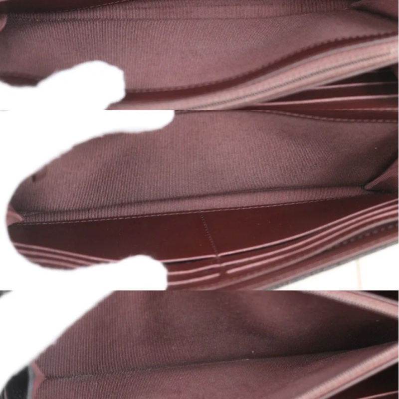 「JL精品代購」 98新Chanel 黑荔枝牛皮長夾-6