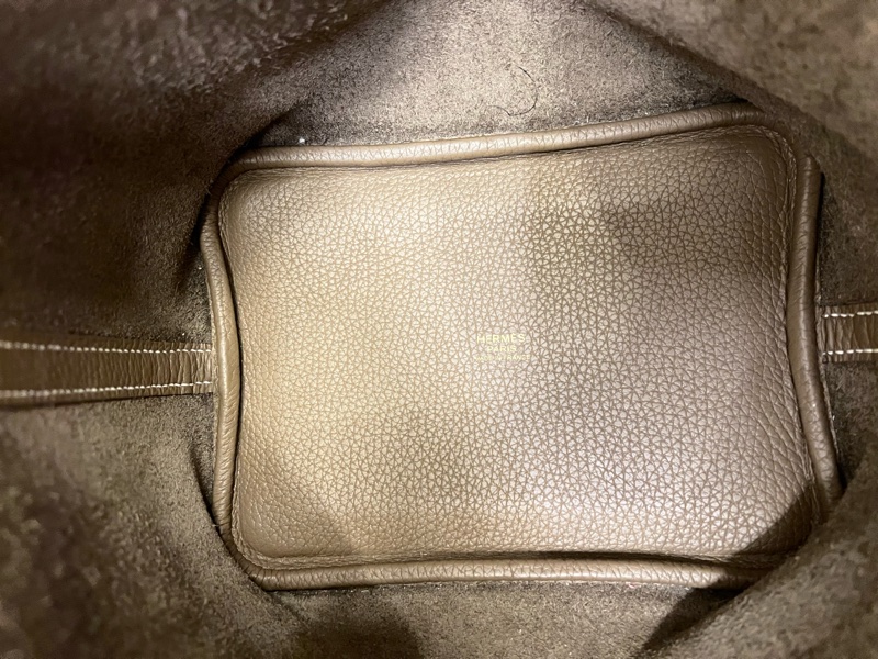 Hermes Picotin 18 大象灰金扣-4