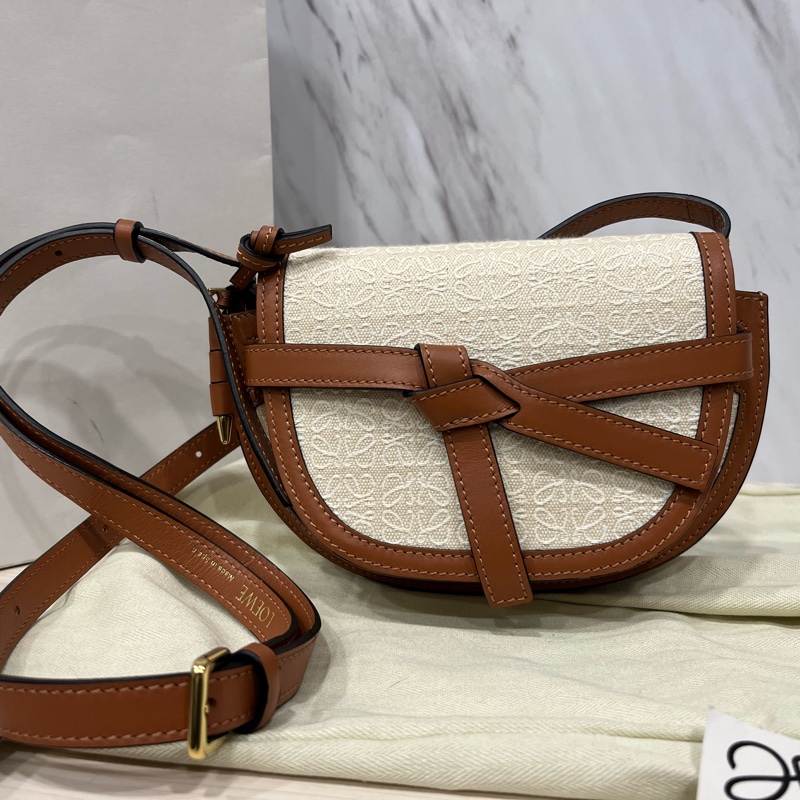 LOEWE 蕾絲布款絕美Gate mini-0