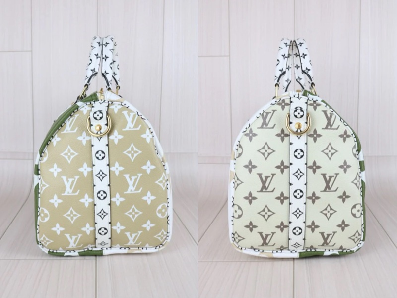 「JL精品代購」98新 LV speedy30 牛油果拼色 手提/肩背包-6