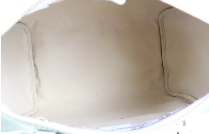 「JL精品代購」98新 LV speedy30 牛油果拼色 手提/肩背包-9