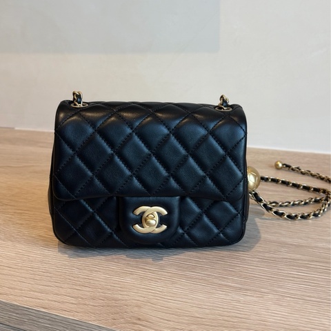 Chanel 金球方胖子 黑色 小方胖 可無卡分期 刷卡分期