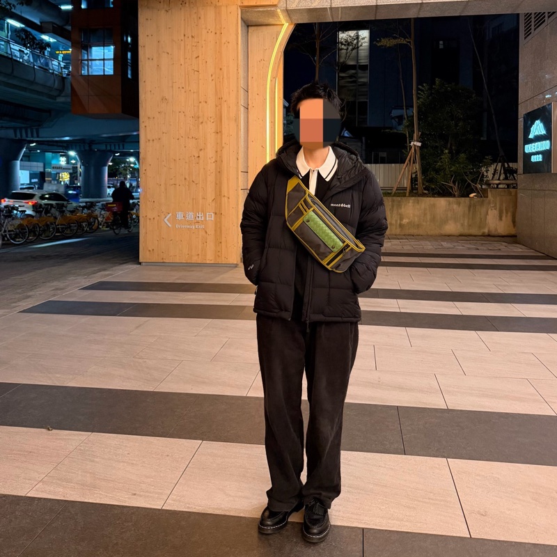 BOTTEGA VENETA BV 尼龍撞色 灰綠 胸包 胸口包 腰包 斜背包 肩背包-8