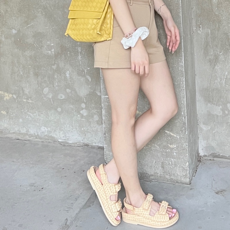 Chanel 草編涼鞋 夏天必備款-20