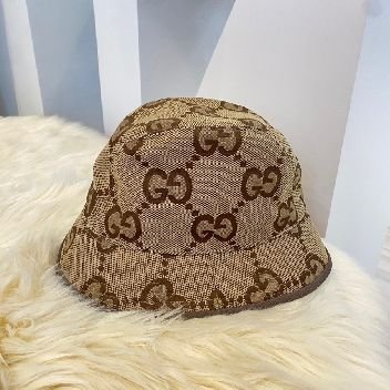 GUCCI老花大logo漁夫帽-0