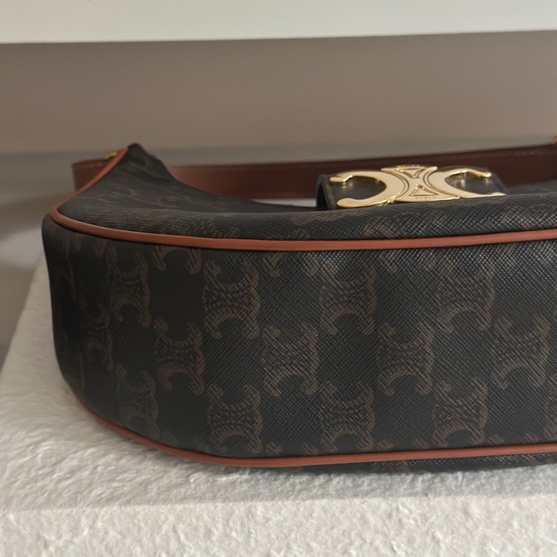 celine ava triomphe bag 老花 腋下包-7