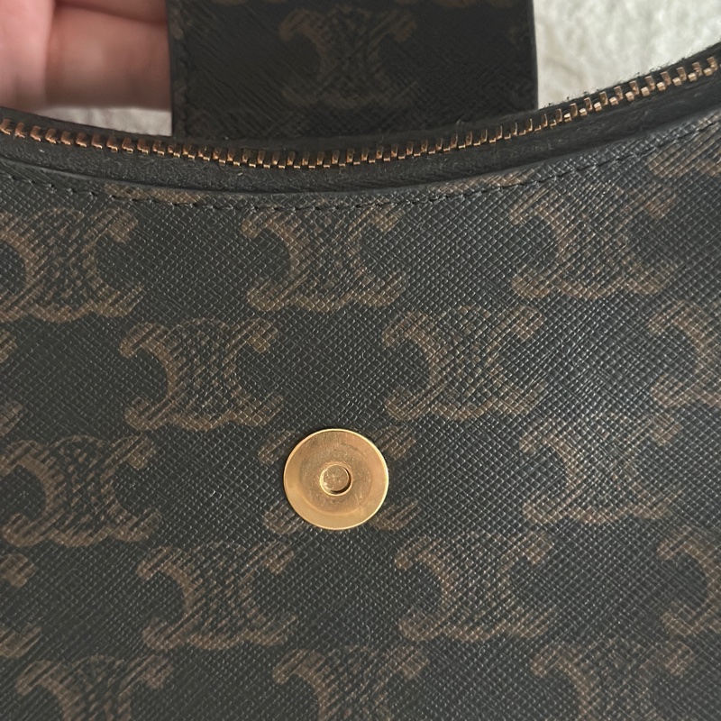 celine ava triomphe bag 老花 腋下包-18