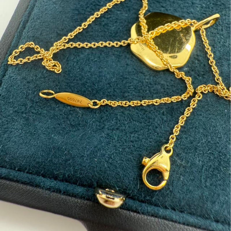 Harry Winston海瑞溫斯頓Charms品牌標誌印章吊墜項鍊,18K黃金-8