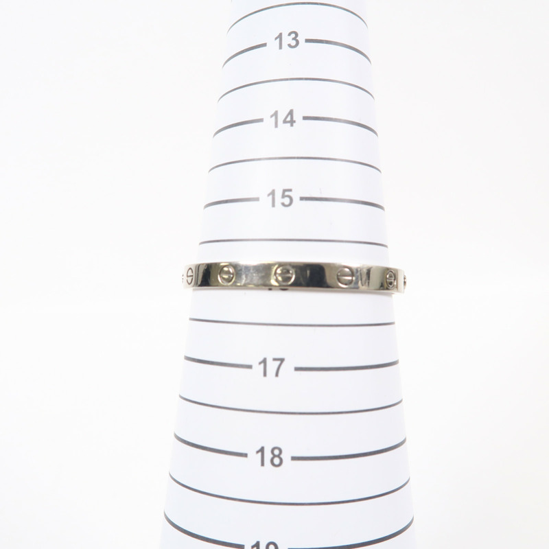 CARTIER 【激減優惠】18K白金Love Bracelet手鐲Cartier#17-7