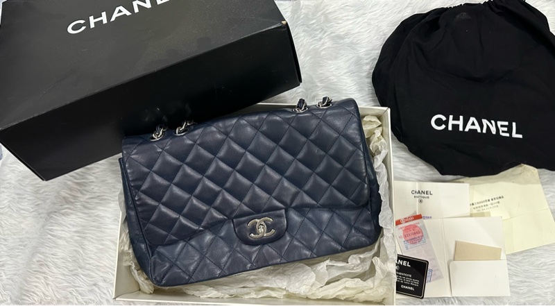 香奈兒 CHANEL CLASSIC BAG 全配-0