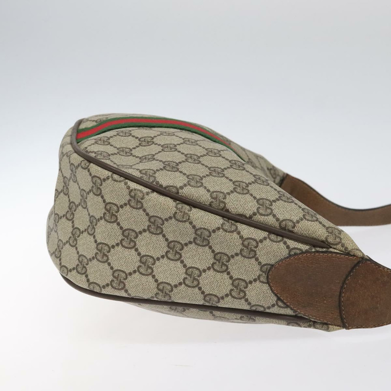 【日本直送】GUCCI GG Supreme Web Sherry Line 包款 PVC 米色金色紅色 10 01 3840 授權 115189-2