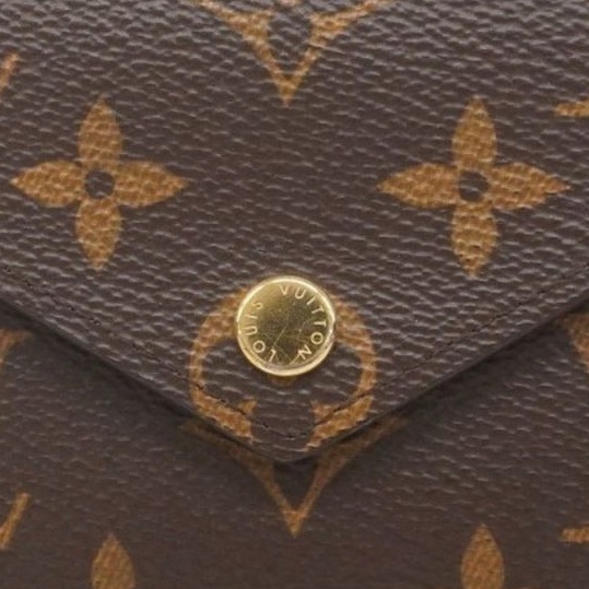 💝FuFu.Style ⟡.·* LV Monogram 三折短夾錢包➿近9.2新-10