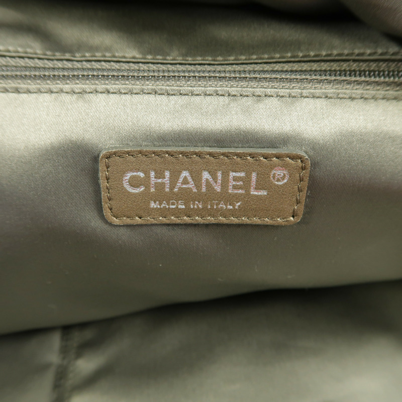 CHANEL 【激減優惠】羊皮皮革Shoulder Bag銀扣手挽袋-13