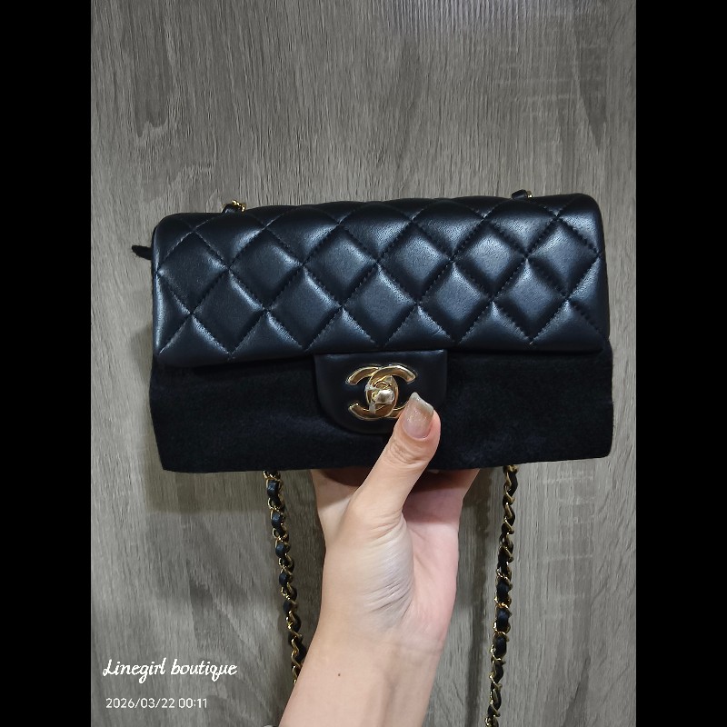 Chanel CF20 淡金釦 全新全新-6