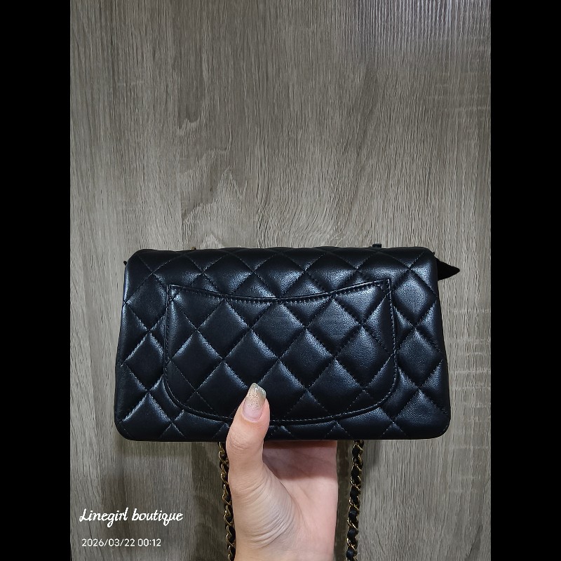 Chanel CF20 淡金釦 全新全新-11